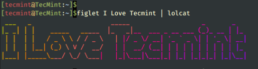 在Linux中显示ASCII艺术