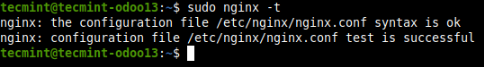 检查Nginx配置是否有错误