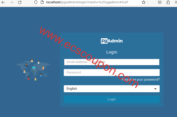 pgAdmin用户登录