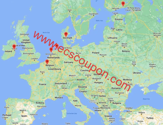 Google欧洲数据中心分布
