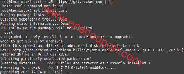 在Linux中安装Docker