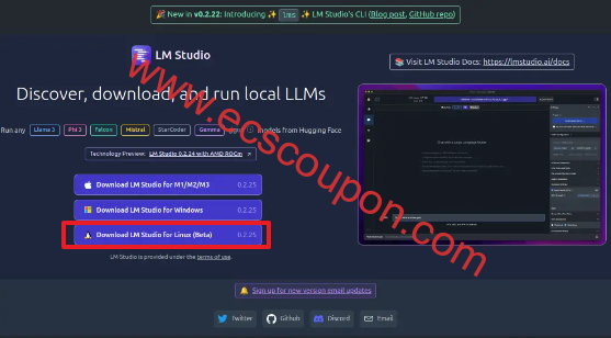 下载LM Studio AppImage